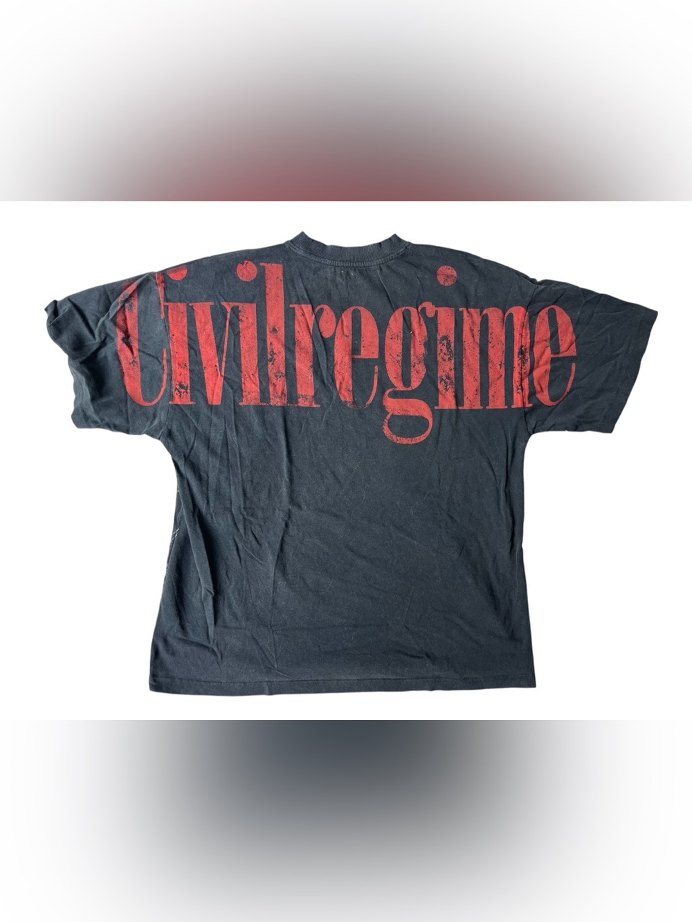 CIVIL REGIME GRAPHIC TSHIRT COTTON MENS MEDIUM